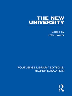 cover image of The New University